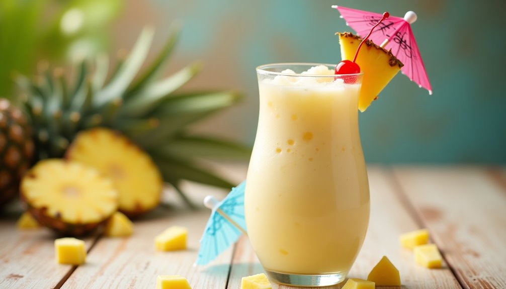 coconut pineapple alcohol free refreshing
