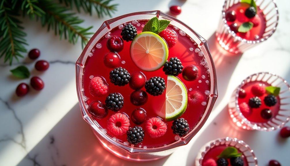 festive berry infused holiday celebration