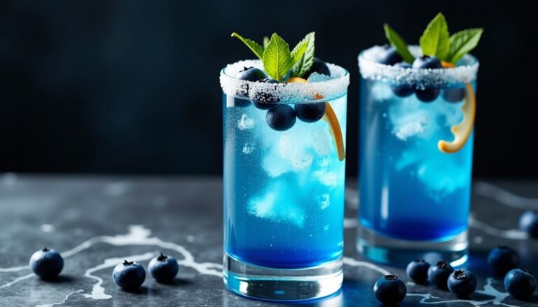 instagram worthy blue mocktails