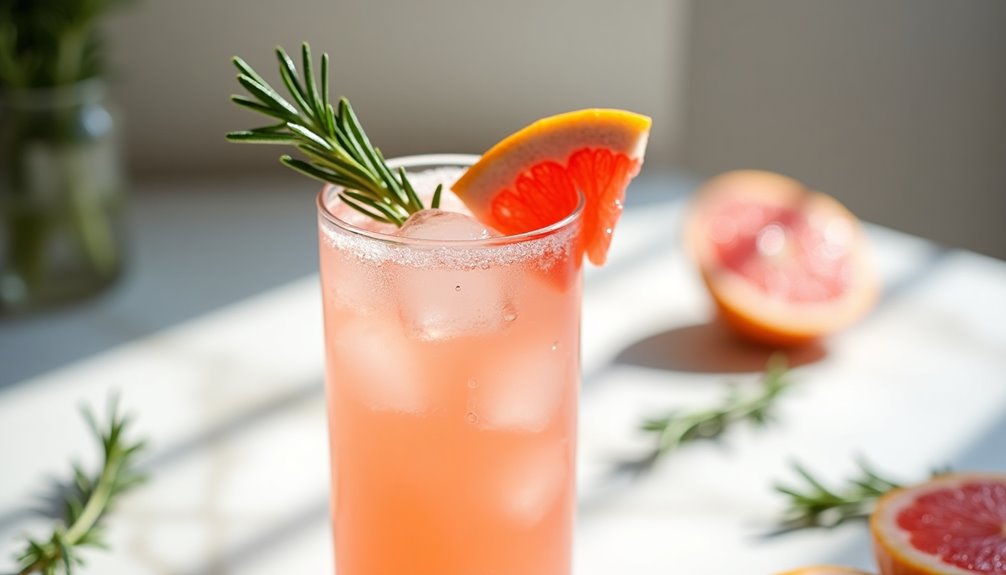 refreshing citrus herbal beverage
