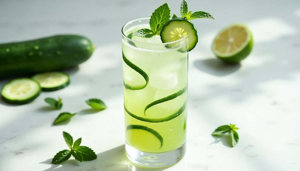refreshing citrus infused honey cucumber
