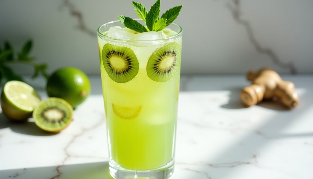 refreshing fruity carbonated beverage