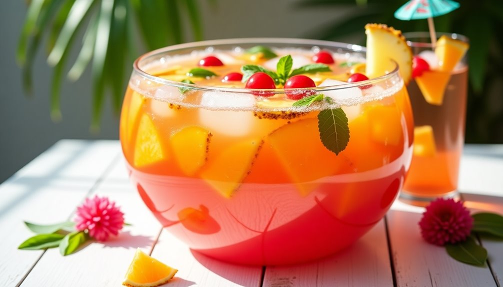 vibrant refreshing tropical delight